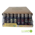 فندک کلیپر سنگی / شعله معمولی CLIPPER  / تعداد 48 عدد در جعبه