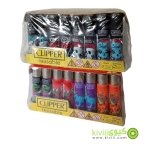 فندک کلیپر سنگی اصل / شعله معمولی CLIPPER  / تعداد 48 عدد در جعبه
